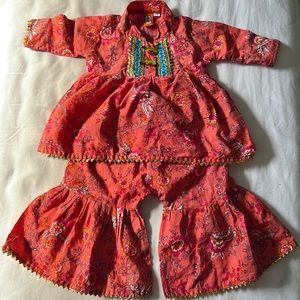 Baby girl lehenga gharara sharara dress 6-12 month